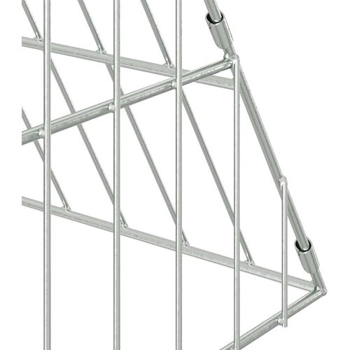  Kavez za piliće Srebrno 650 x 100 x 85 cm Cinkani čelik Slike