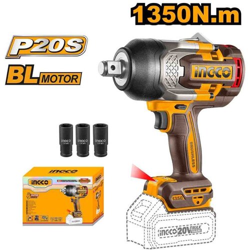 Ingco Akumulatorski udarni odvijač CIWLI201351 3/4 1350Nm Solo SUPER Cene