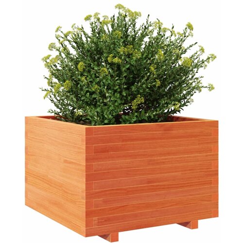  Vrtna sadilica vo&amp;scaron;tano smeđe boje 70x70x49,5 cm od borovine Slike