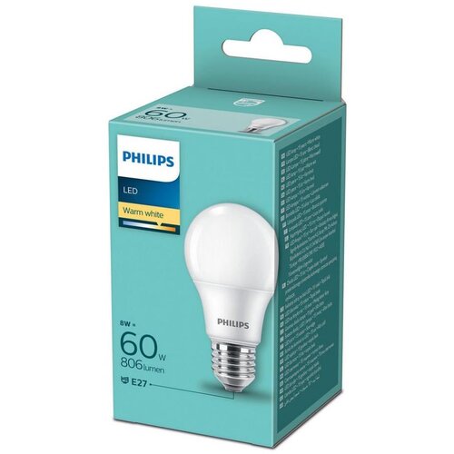 Philips led sijalica A60 E27/8W/230V 2700K Cene