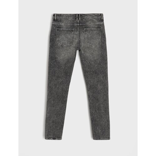 Sinsay Slim fit traperice s efektom pranja Slike