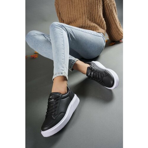 Riccon Women's Sneakers 0012148 Black and White Slike