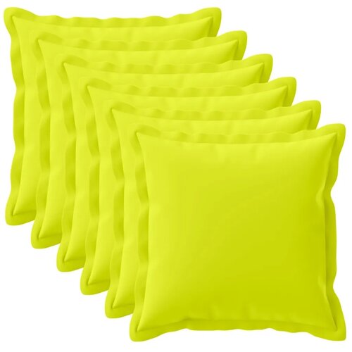  Presvlaka za jastuk 6 kom. HOUTEN Svijetlo zelena. 70 x 70 cm - Svjetlozelena 70 x 70 cm 6 Cene