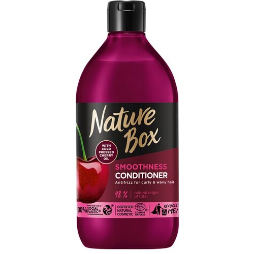 Nature Box Cherry regenerator za zaglađivanje za neposlušnu i anti-frizz kosu 385 ml Cijene
