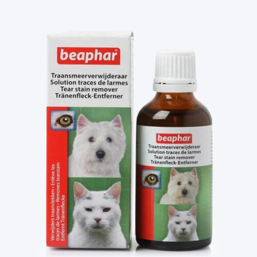 Beaphar tečnost za uklanjanje fleka oko očiju pasa i mačaka tear stain remover 50ml Slike