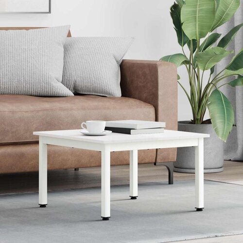  Stolić za kavu Bijelo 60 x 60 x 36 cm Čvrsto borovo drvo Cene