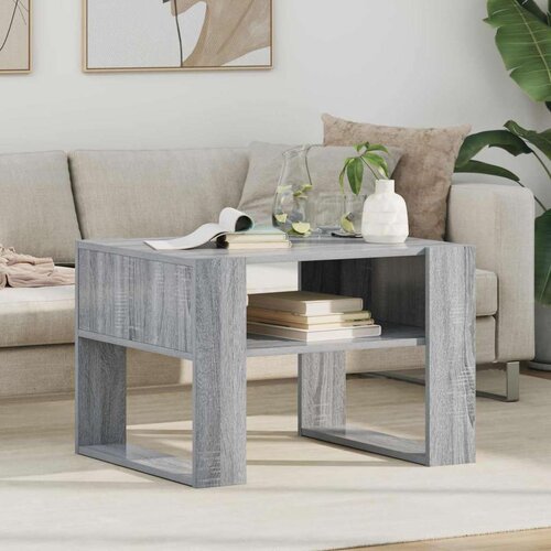  Stolić za kavu Siva Sonoma 66 x 53 x 45 cm Konstruirano drvo Cene