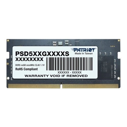Patriot memory signature line DDR5 so-dimm 32GB 5600MHz, crni Cijene