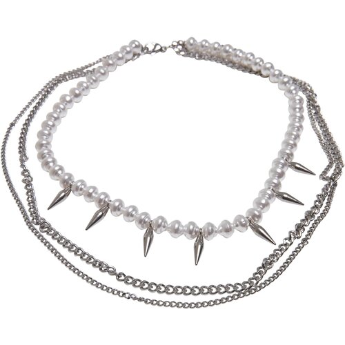 Urban Classics Accessoires Meridian Pearl Layering Necklace silver Cijene