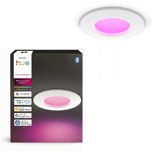 Philips LED RGBW prigu&amp;scaron;iva kupatilsko ugradno svetlo Hue SLIM LED/8,3W/230V IP44 Slike