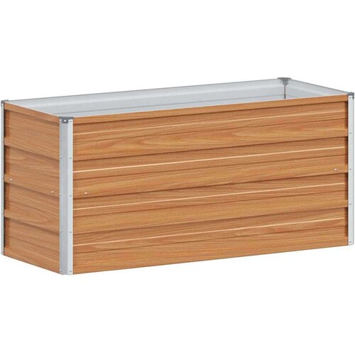  Povi&amp;scaron;ena gredica - Vrtna gredica Svijetlosmeđa 100 x 40 x 45 cm Slike