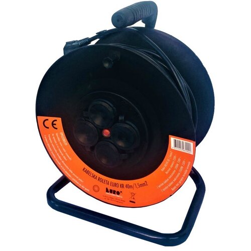 Eurom kabelski boben euro m kr (40 m, H05VV-3G 1,5, pvc boben) Cene