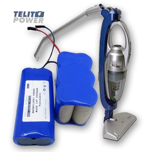Telit Power Baterija NiCd 12V 2000mAh Panasonic za TURBOHANDY 2 u 1 Zepter usisivač PWC-400 Slike