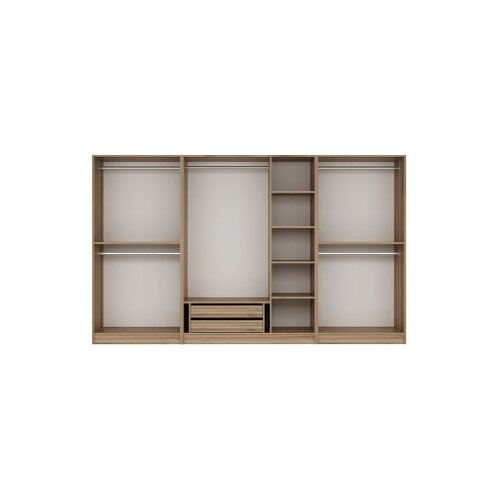 Hanah home Ormar Kale-7672, 315x210x52 cm, Hrast Slike