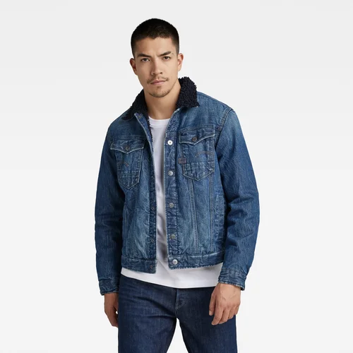 G-star Jacket - Arc 3D Sherpa Jacket Blue