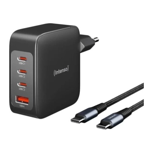  Intenso Adapter 140W + Cable set W140A3C + C520 Black Slike