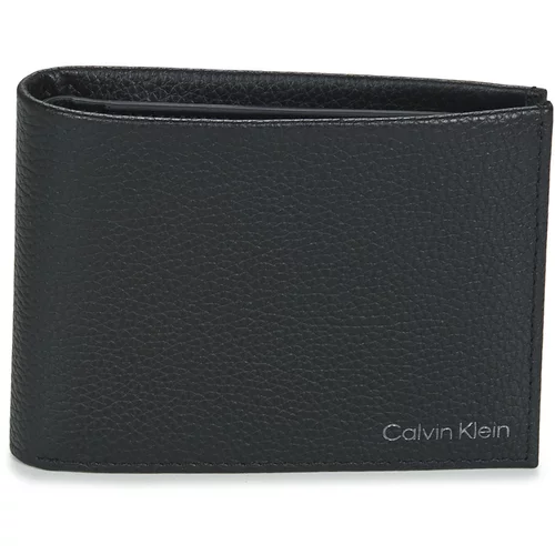 Calvin Klein Jeans Denarnice WARMTH BIFOLD 5CC W/ COIN L Črna