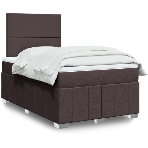  Krevet box spring s madracem tamnosmeđi 120 x 190 cm od tkanine Cijene