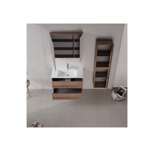 Hanah home Kupatilski ormarić sa umivaonikom i ogledalom (2 komada) Side 85 v2 798 Cene