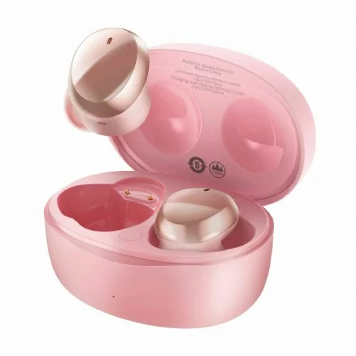 Baseus slušalke ušesne brezžične z mikrofonom bluetooth bowie E2 pink