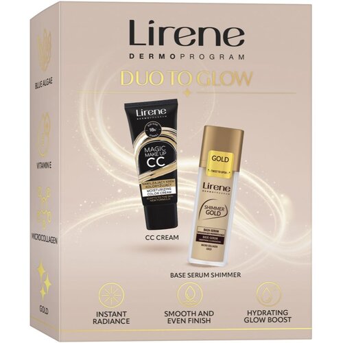 Lirene Duo To Glow poklon set za sjajni izgled lica Slike