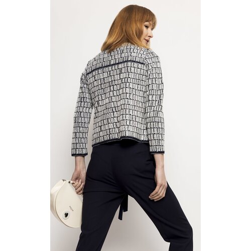 Deni Cler Milano Woman's Jacket T-Dc-651D-9C-10-56-1 Navy Blue Cene