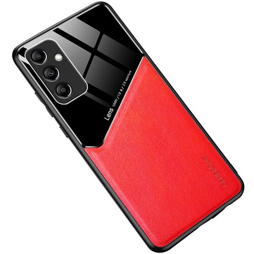 Leather Coated maska za Samsung Galaxy S25 - Red Cijene