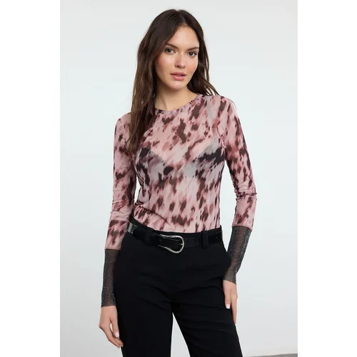 Trendyol Multicolor*001 Knitted Garnish Regular/Normal Pattern Knitted Blouse