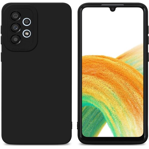 Cadorabo Ohi&amp;scaron;je, združljiv s Samsungom v Fluid Black - Za&amp;scaron;čitni pokrov, narejen iz fleksibilnega silikona TPU, (20591579) Slike