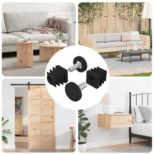  Furnirni nivelatori Podesiva 2 pcs Crna M6 PP Cijene