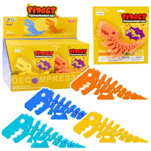  Slagalica s dinosaurima Fidget 3D slagalica Fleksibilna savitljiva mje&amp;scaron;avina Slike