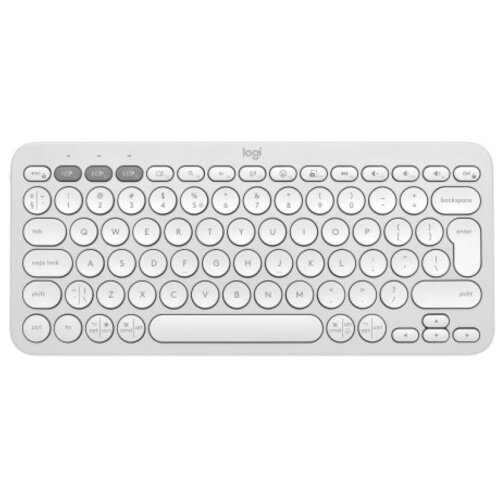 Logitech PEBBLE KEYS 2 K380s Bluetooth bela tipkovnica Cene