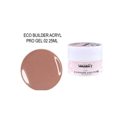  SECRETLY ECO BUILDER ACRYL PRO GEL 02 25ML Slike