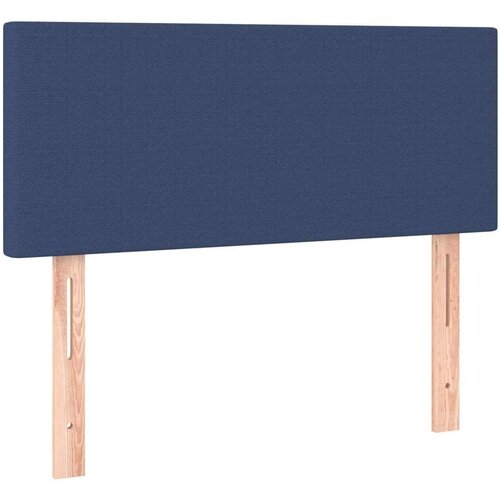  Uzglavlje plavo 90x5x78/88 cm od tkanine Slike