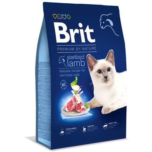 Brit PREMIUM by Nature Sterilized s jagnjetinom 8kg Slike