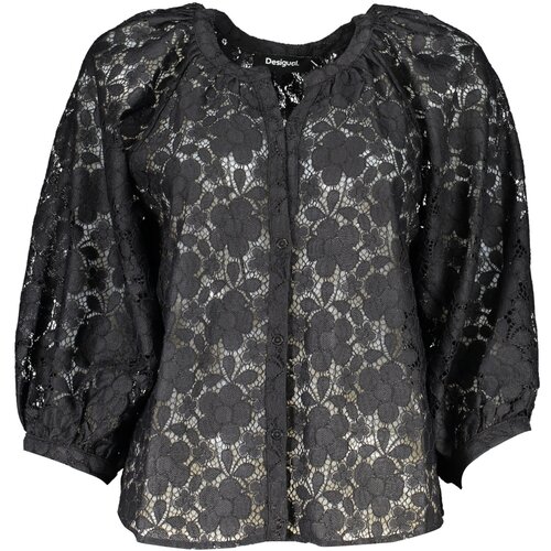 Desigual WOMEN&#39;S LONG SLEEVE SHIRT BLACK Cijene