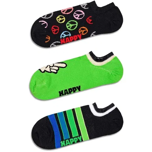 Happy Socks Čarape Peace No Show Socks 3-pack