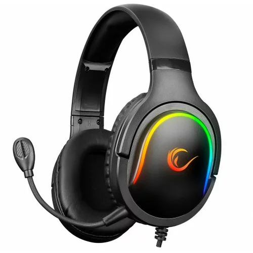 Rampage Slušalice Miracle X6, mikrofon, PC/PS4/PS5/Xbox/Smartphone, RGB, crne