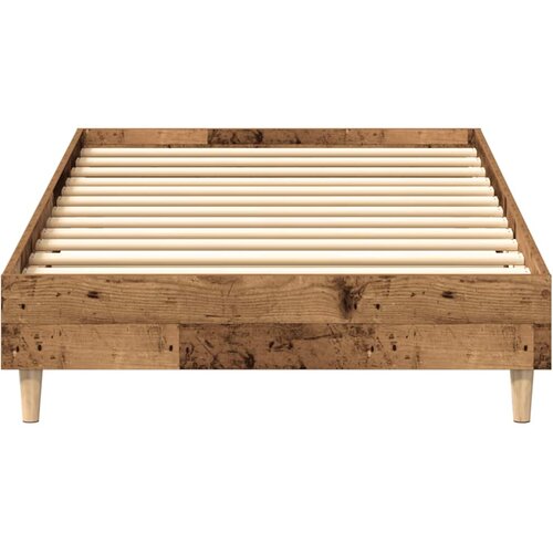 VidaXL Okvir kreveta bez madraca staro drvo 75x190cm konstruirano drvo Slike