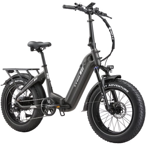 TTGO Zložljivo električno kolo F6 Boost 250 W 48 V 18 Ah, doseg 120 km, 20-palčne debele pnevmatike, sivo, (5000234143) Cene