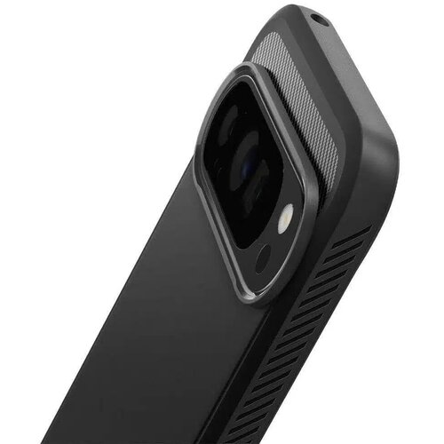 Spigen Rugged Armor maska za GOOGLE Pixel 9 Pro XL &amp;ndash; mat crna Slike
