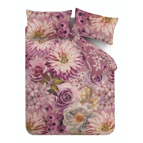 RHS Rožnata enojna posteljnina 135x200 cm Rosemoor Floral &amp;ndash; Slike