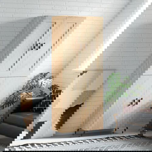 vidaXL Visoka komoda hrasta sonome 69 5x34x180cm od konstruiranog drva Cene