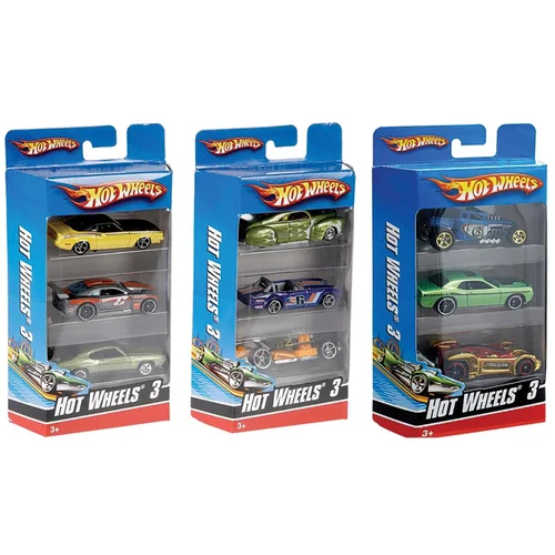 Hot Wheels pakiranje 3 autića