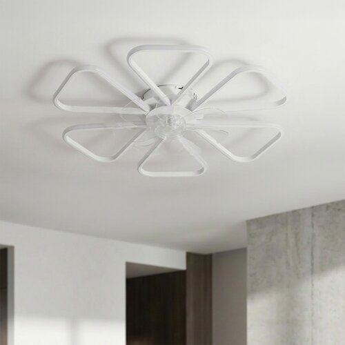 Brilagi LED prigu&amp;scaron;iva plafonski ventilator LED/38W/230V prečnik 76 cm bela + daljinski upravljač Slike