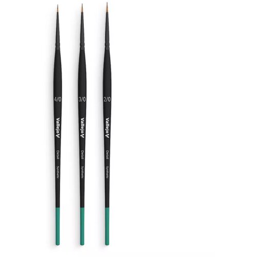 Vallejo definition set - synthetic fibers (sizes 4/0, 3/0 & 2/0) Cene