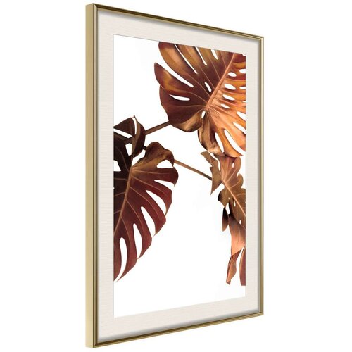 Poster - Copper Monstera 40x60 Slike
