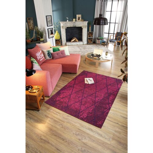Tom Tailor VINTAGE PREPROGA 190/290 cm tkano bordo Slike