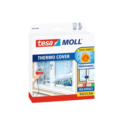 Tesa Pokrivač-izolacija za prozore 1,5mx4m Prozirni Slike