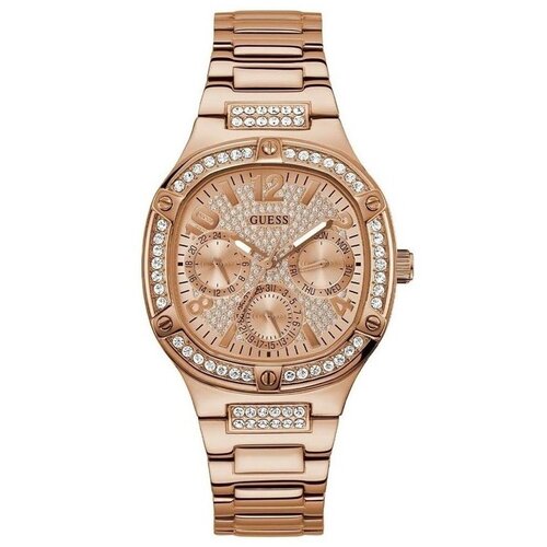 Guess Analogne ure gw0558l3 Pozlačena Cene